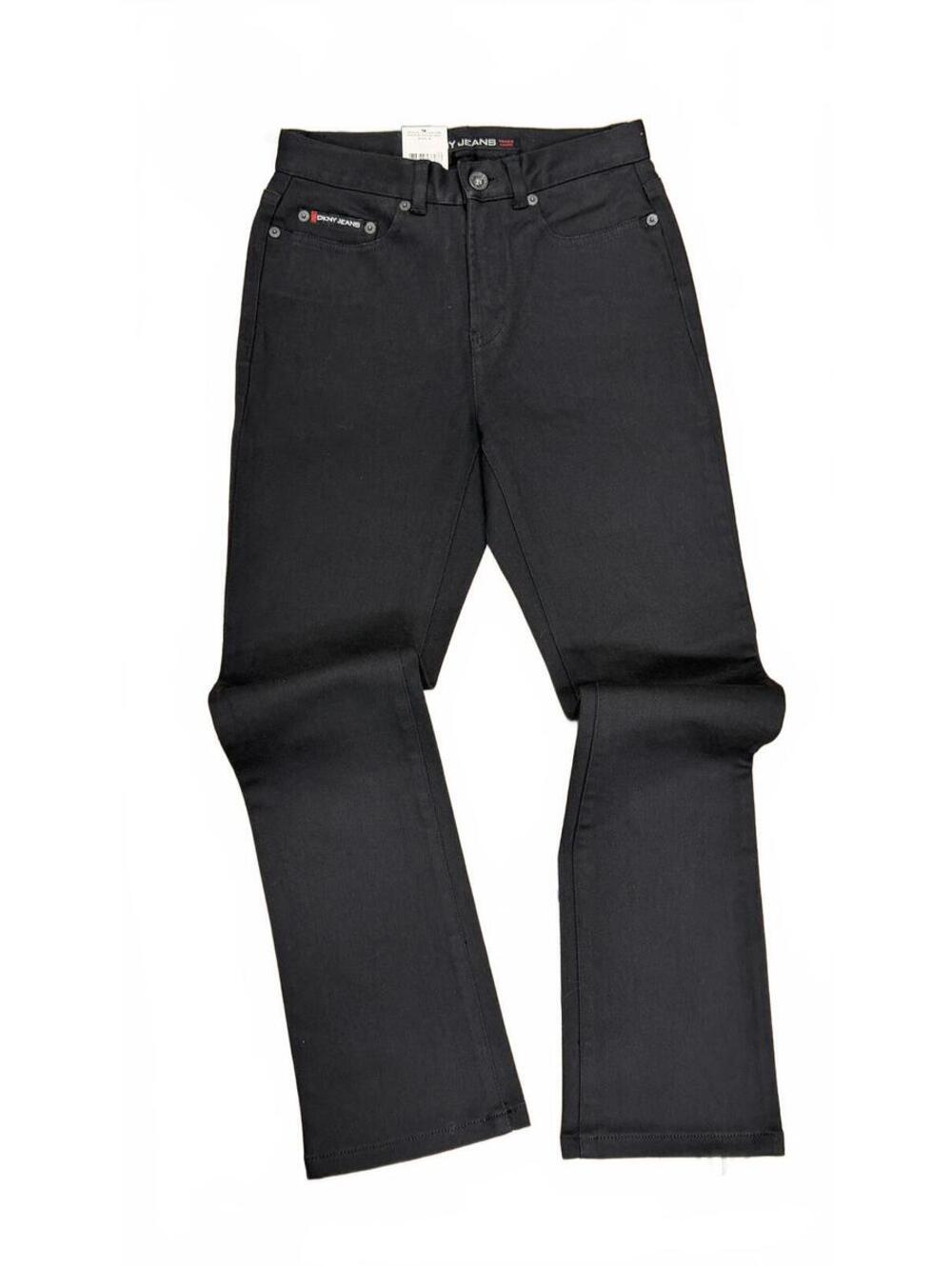 DKNY Jeans Petites Black Bootcut Jeans Stretch Denim Low Rise Slim Fit